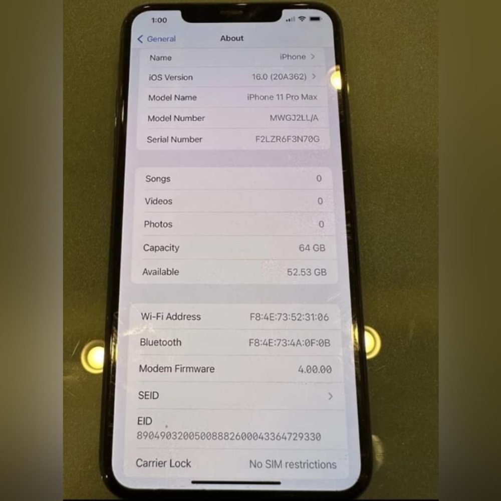 Iphone 11 Pro Max